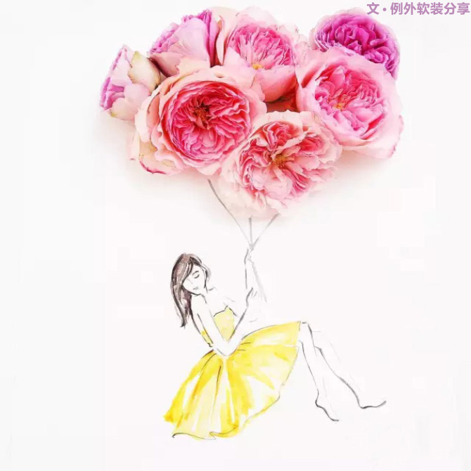 這位姑娘穿上春裝，美哭了