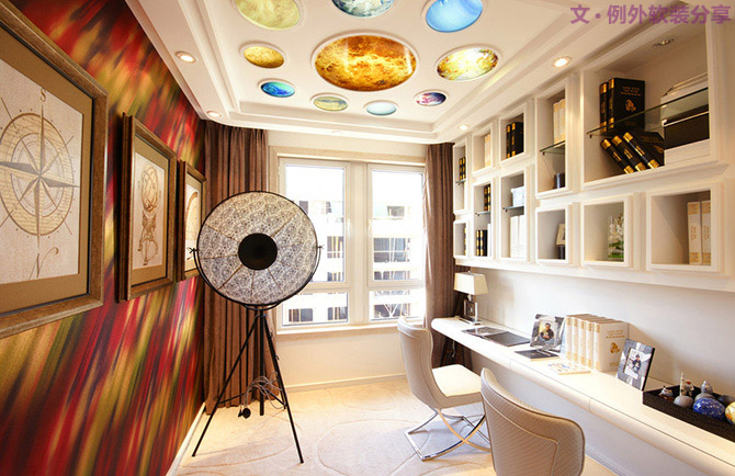 有種書(shū)房設(shè)計(jì)，叫做不用一絲不茍！-別墅設(shè)計(jì),軟裝設(shè)計(jì),室內(nèi)設(shè)計(jì),豪宅設(shè)計(jì),深圳例外軟裝設(shè)計(jì)公司