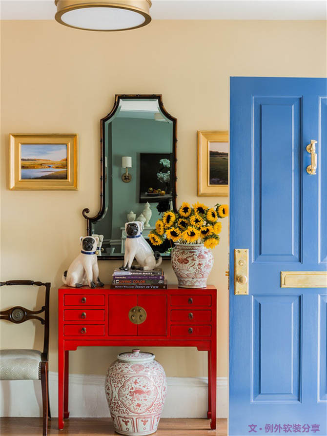 看國外室內(nèi)設(shè)計(jì)師如何玩轉(zhuǎn)中國紅！-別墅設(shè)計(jì),軟裝設(shè)計(jì),室內(nèi)設(shè)計(jì),豪宅設(shè)計(jì),深圳例外軟裝設(shè)計(jì)公司