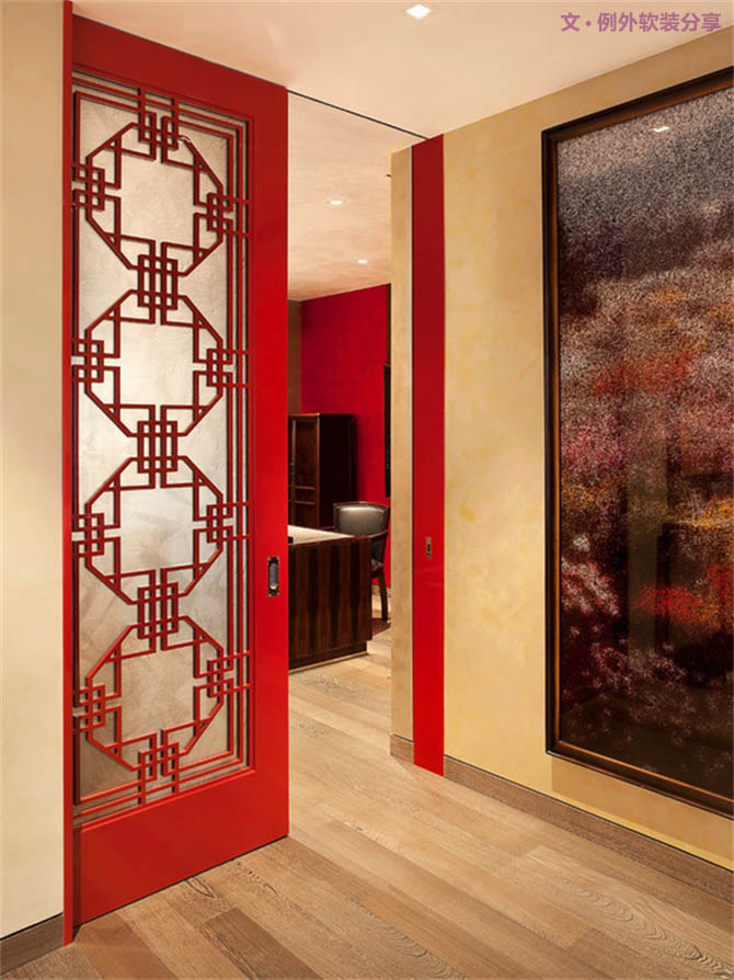 看國外室內(nèi)設(shè)計(jì)師如何玩轉(zhuǎn)中國紅！-別墅設(shè)計(jì),軟裝設(shè)計(jì),室內(nèi)設(shè)計(jì),豪宅設(shè)計(jì),深圳例外軟裝設(shè)計(jì)公司