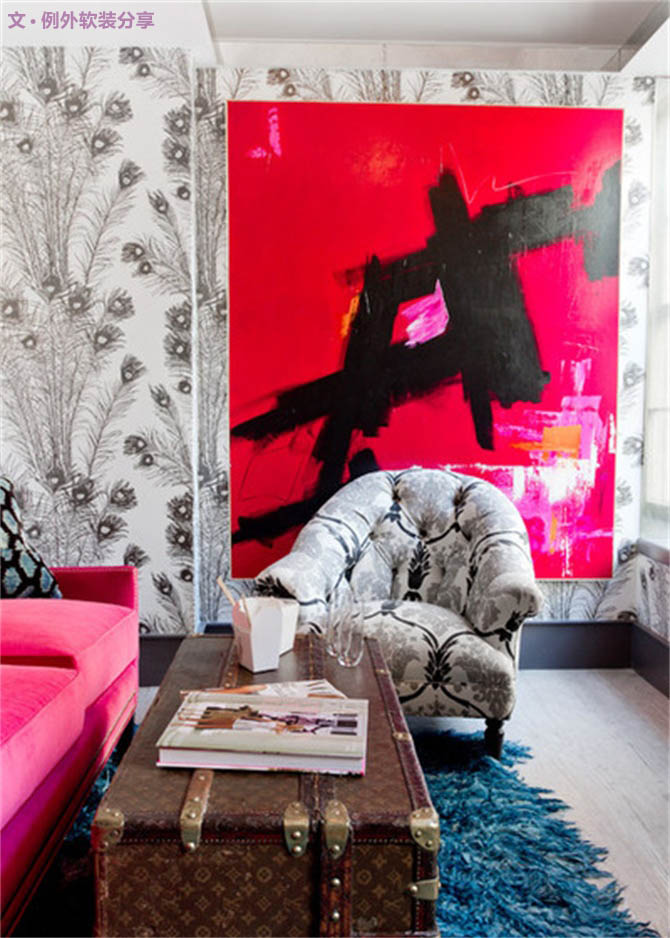 室內(nèi)設計師大膽用色裝飾房間！-別墅設計,軟裝設計,室內(nèi)設計,豪宅設計,深圳例外軟裝設計公司