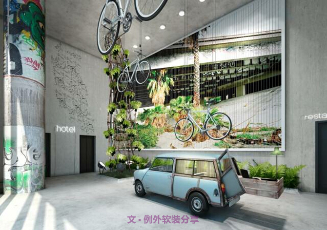 室內(nèi)設(shè)計(jì)師一任性，豪車也成裝飾品